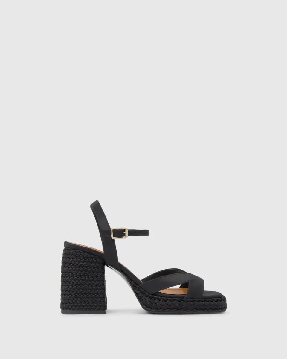 Castaner Viena 312 sandalen negro satijn