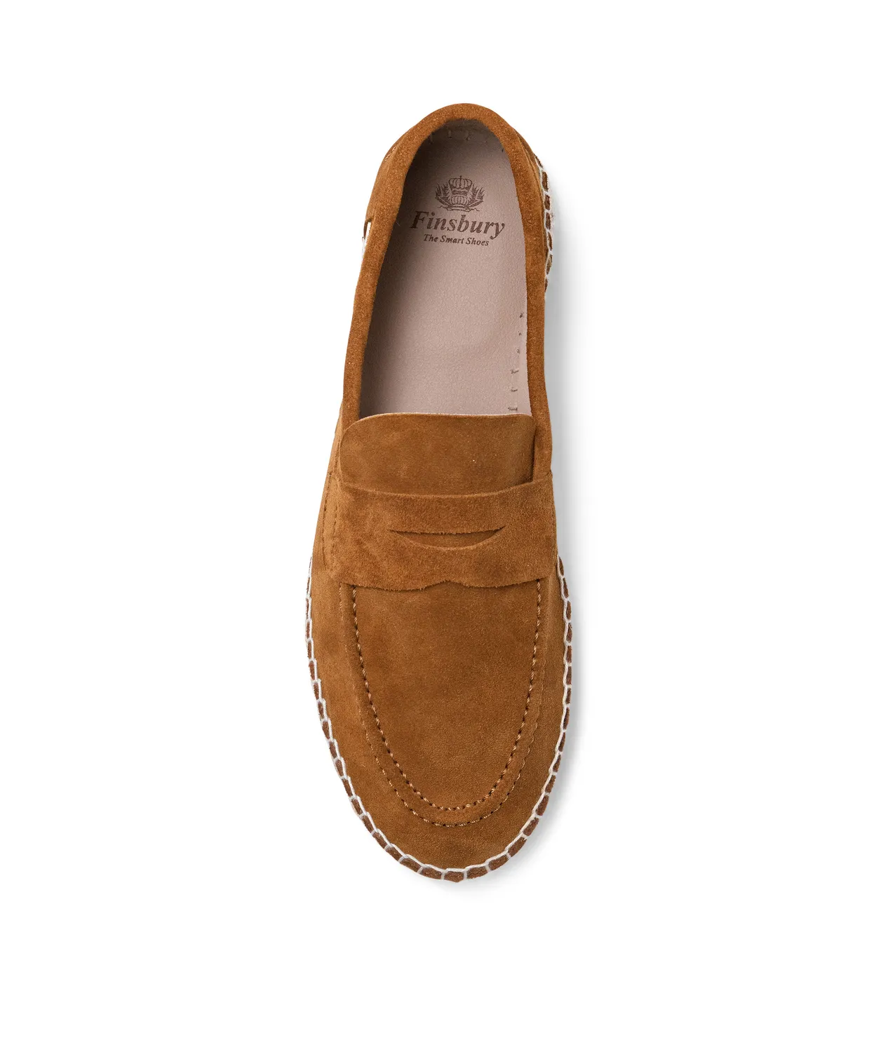 Finsbury Nevada loafer suède bruin