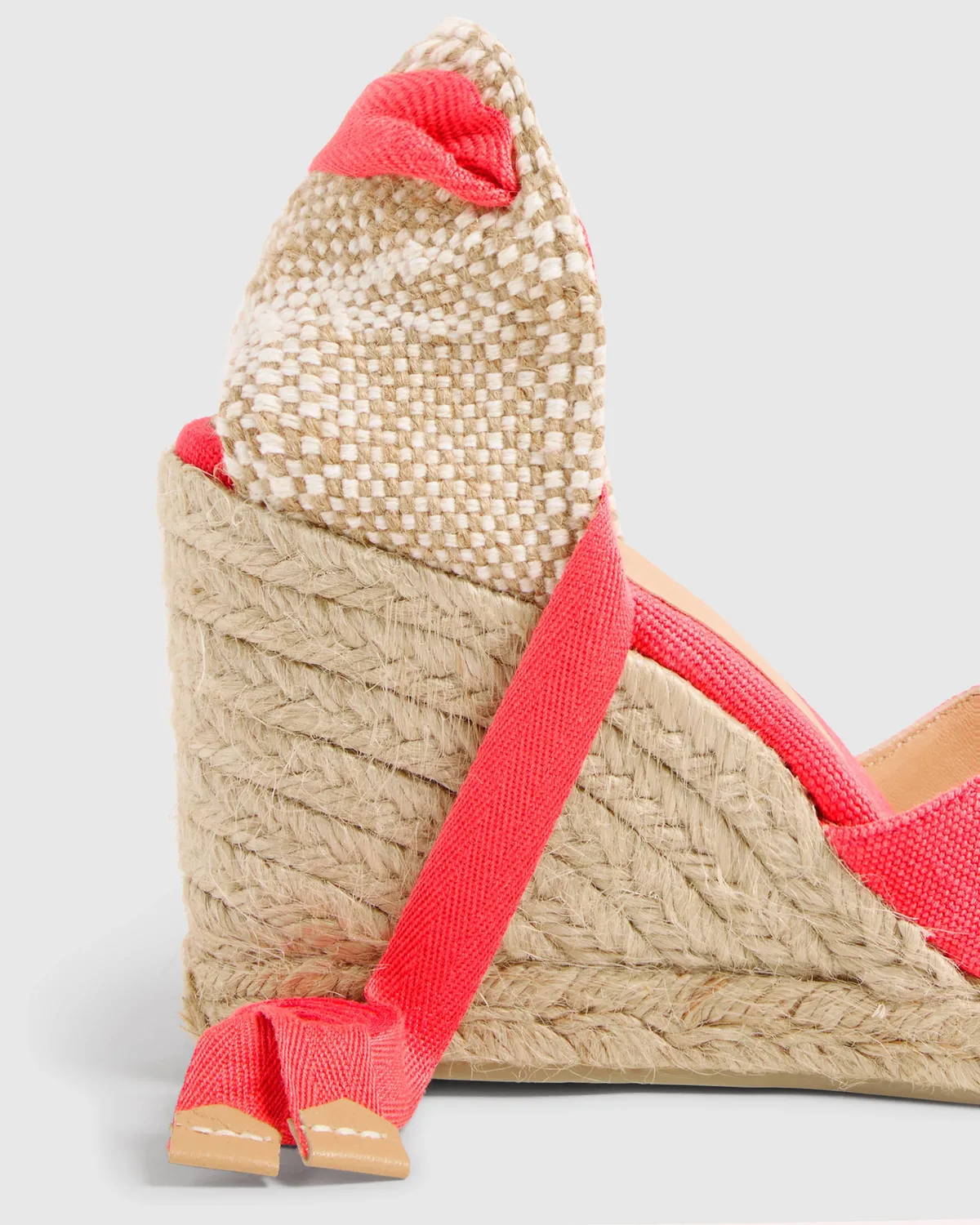 Castaner Chiara 8/002 espadrilles rood sleehak