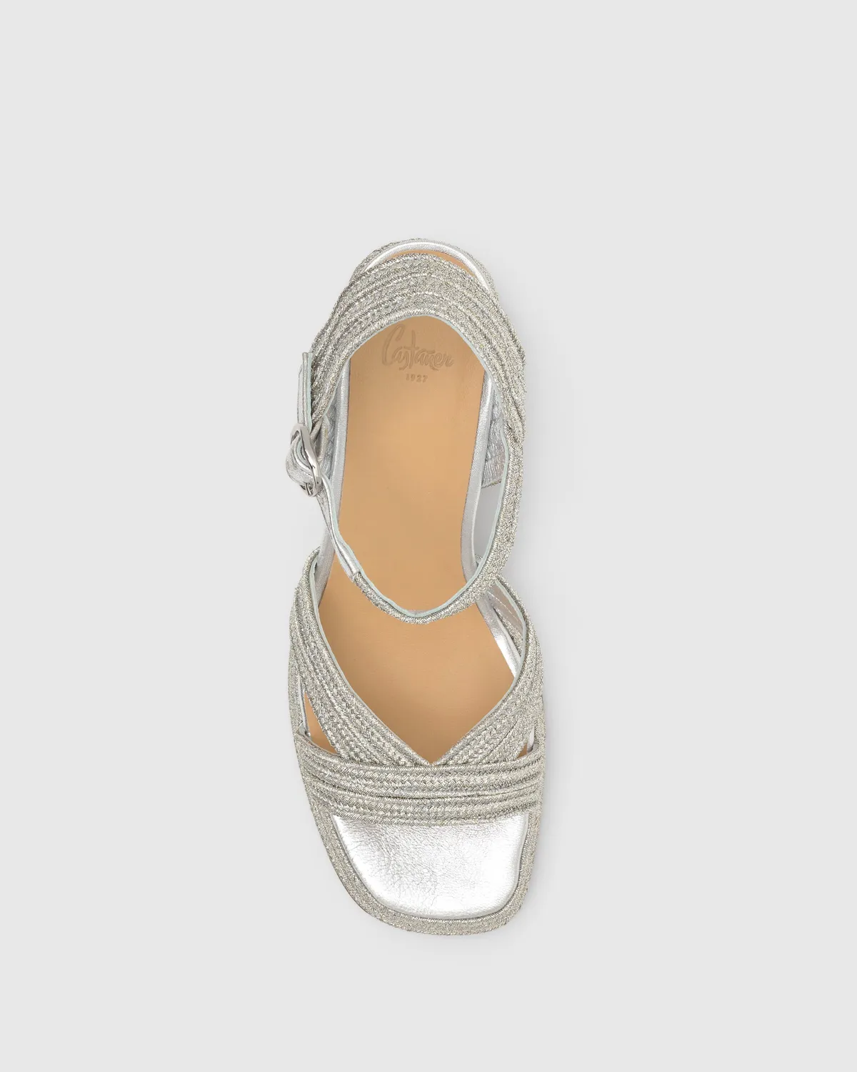 Castaner Valle 142 sandaal platino 10 cm hak
