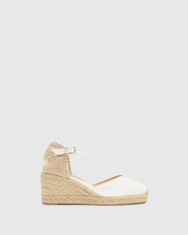 Castaner Chiarita/6/001 espadrilles blanco 7 cm