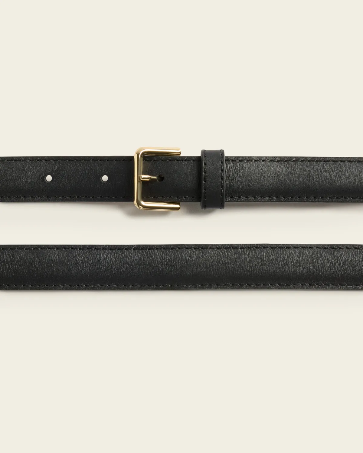 Flattered Barbara Belt riem zwart leer XS-S