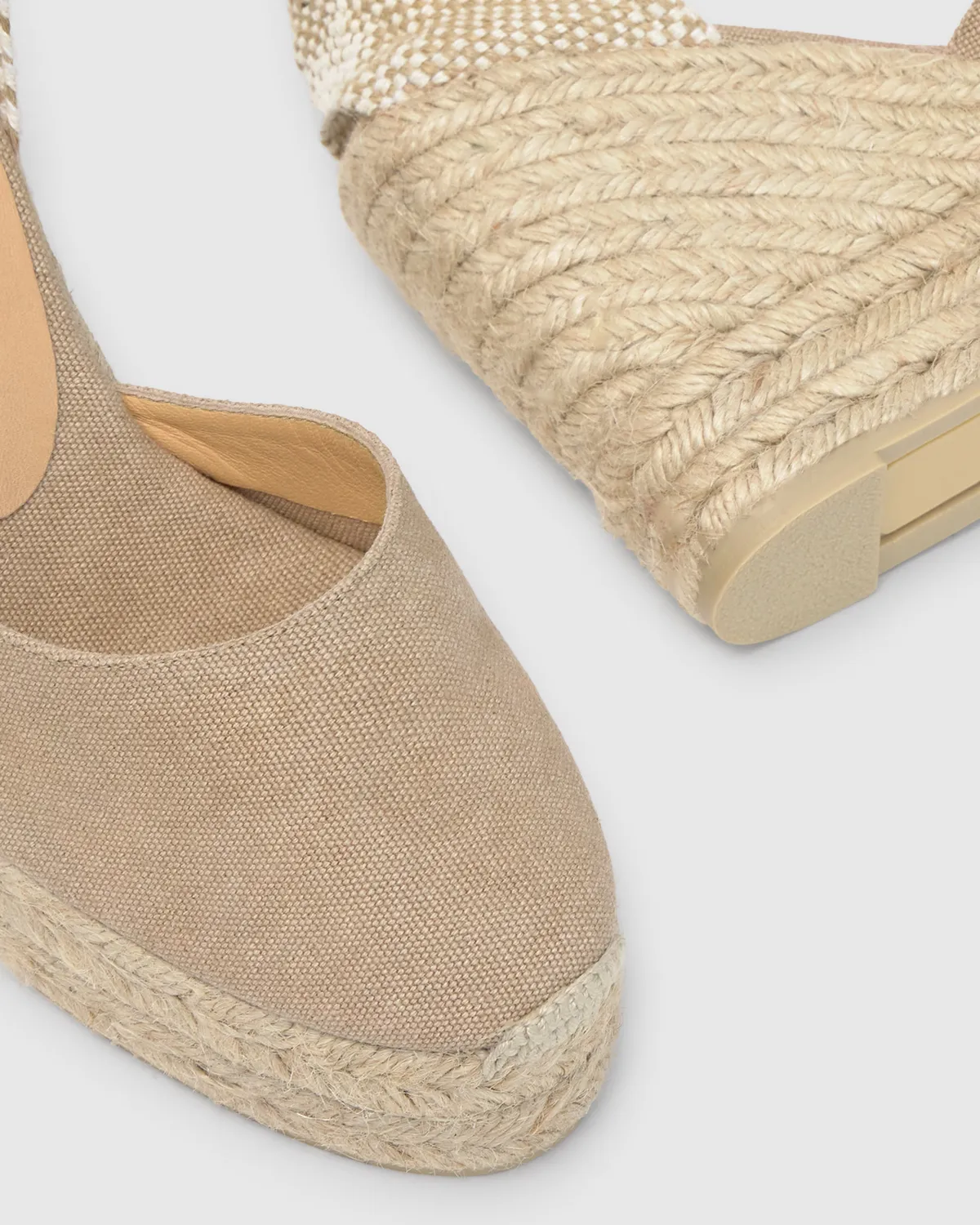 Castaner Carina 8ED/002 espadrilles zand beige canvas