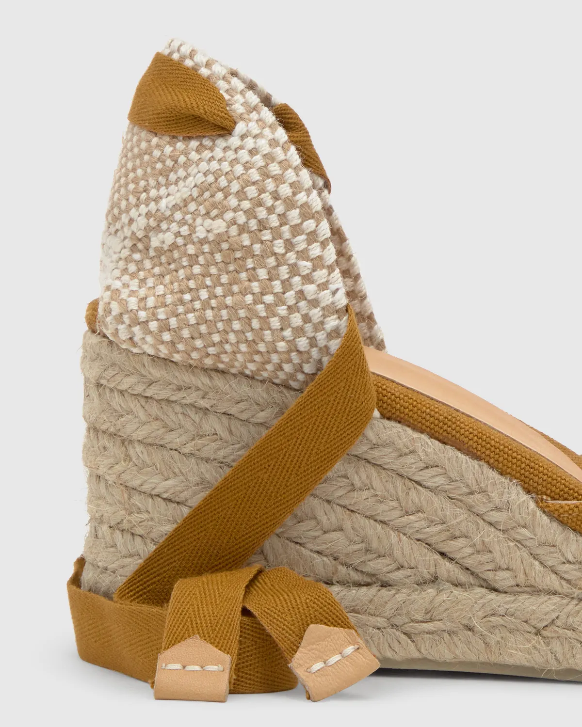 Castaner Carina 6 espadrilles amber 7 cm sleehak