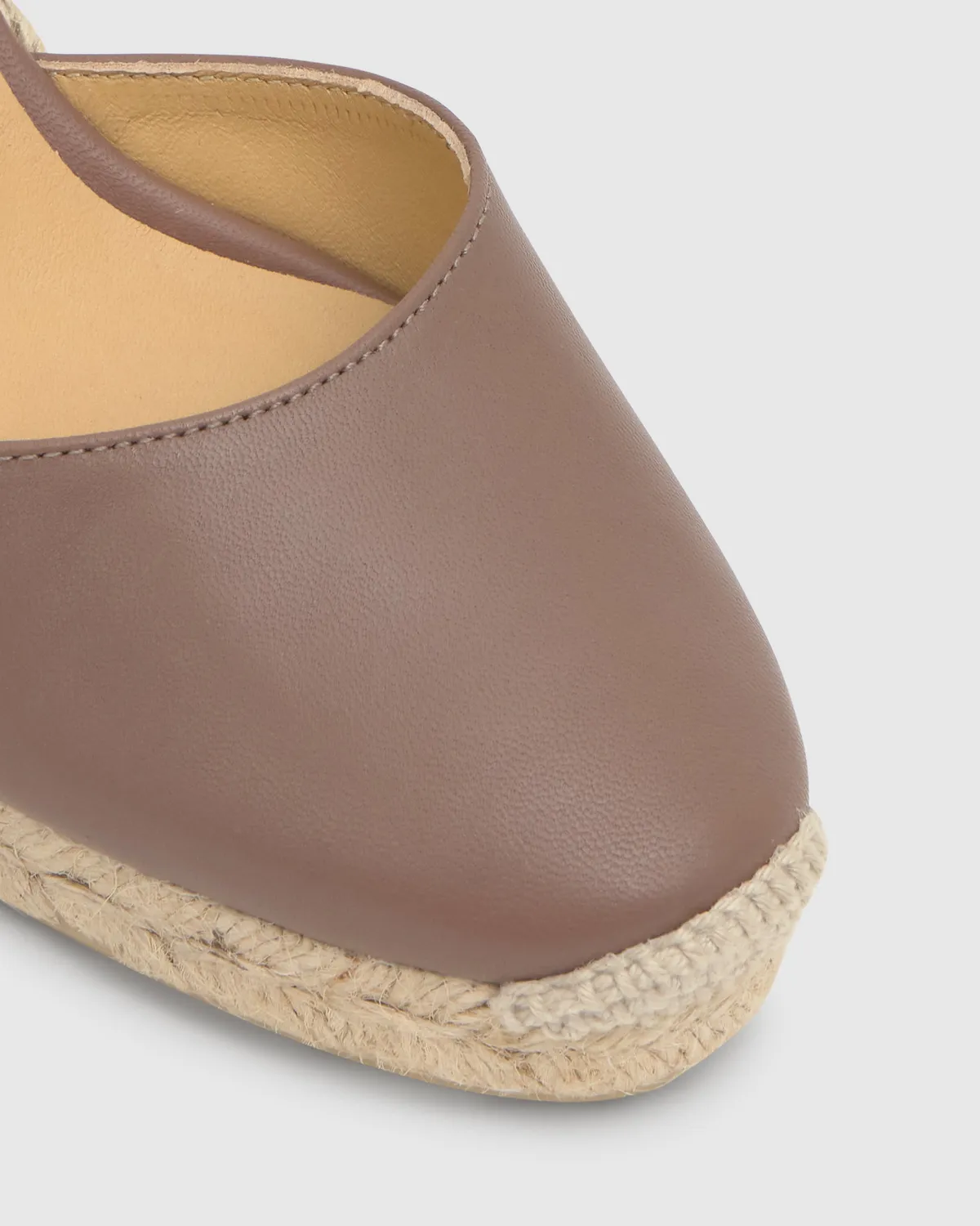 Castaner Carina/8/280 sleehakken taupe leer
