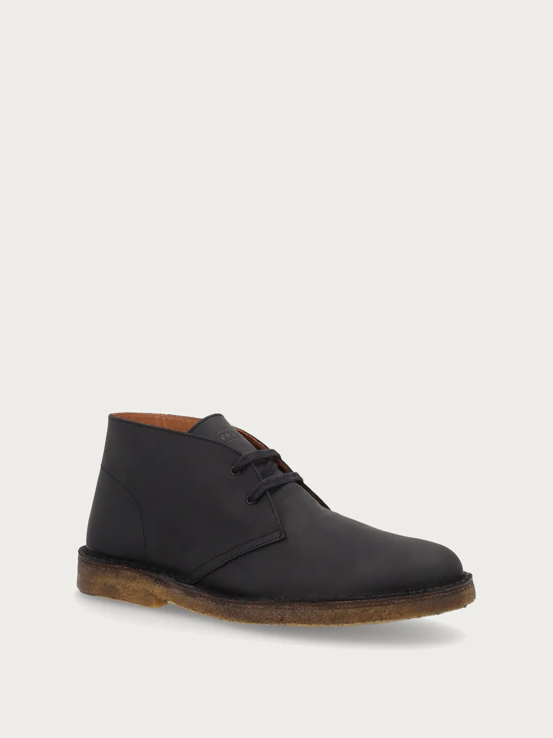 Frau Verona desert boots zwart nubuck