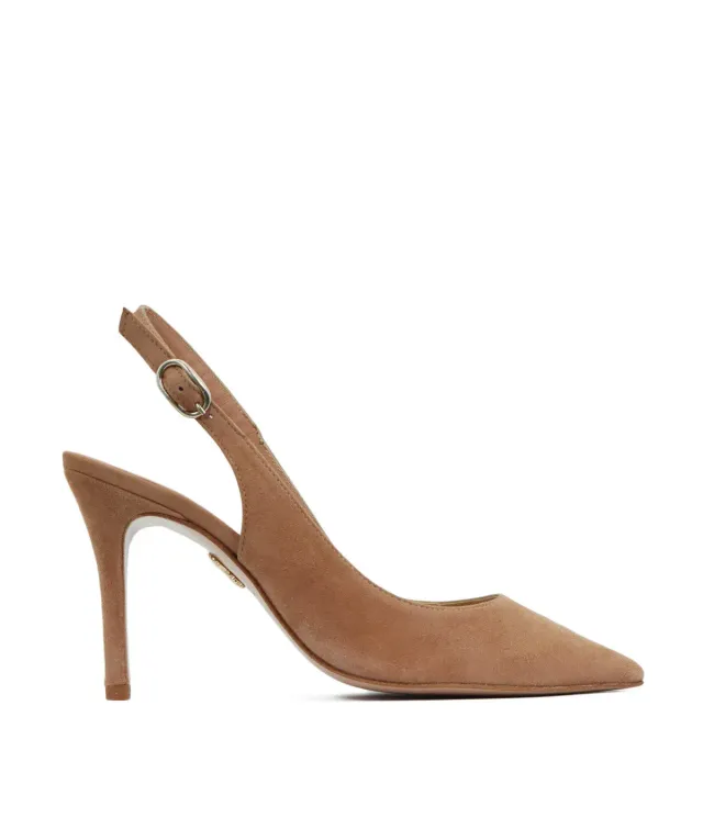 Finsbury Kelly pumps beige velours 8 cm