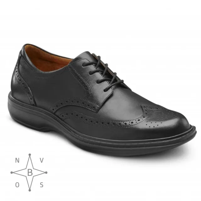 Dr. Comfort Wing herenschoen volnerf leer handgepolijst