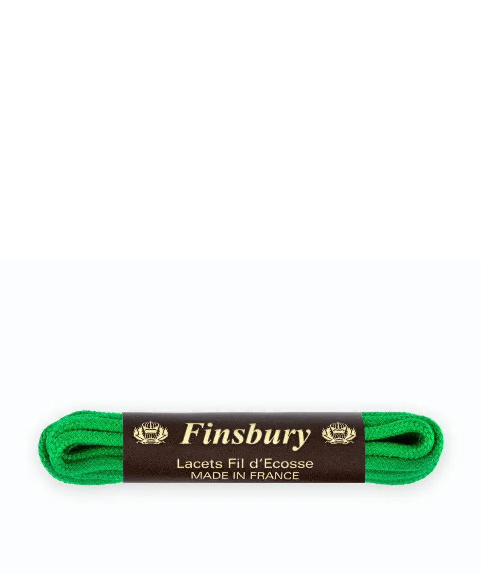 Finsbury veters grasgroen katoen 75 cm rond