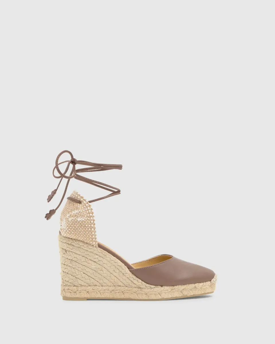Castaner Carina/8/280 sleehakken taupe leer