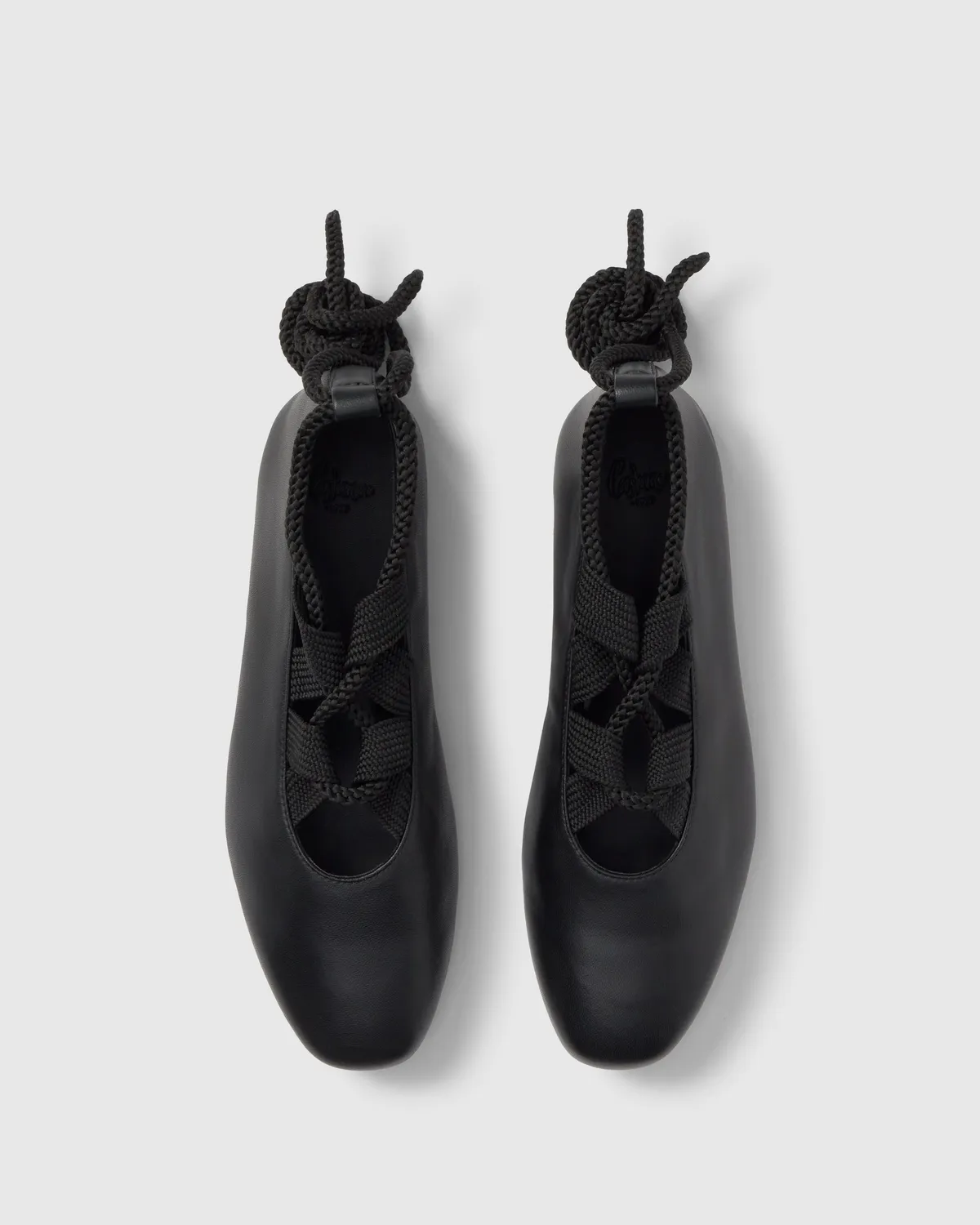 Castaner Havana 280 ballerina's zwart leer