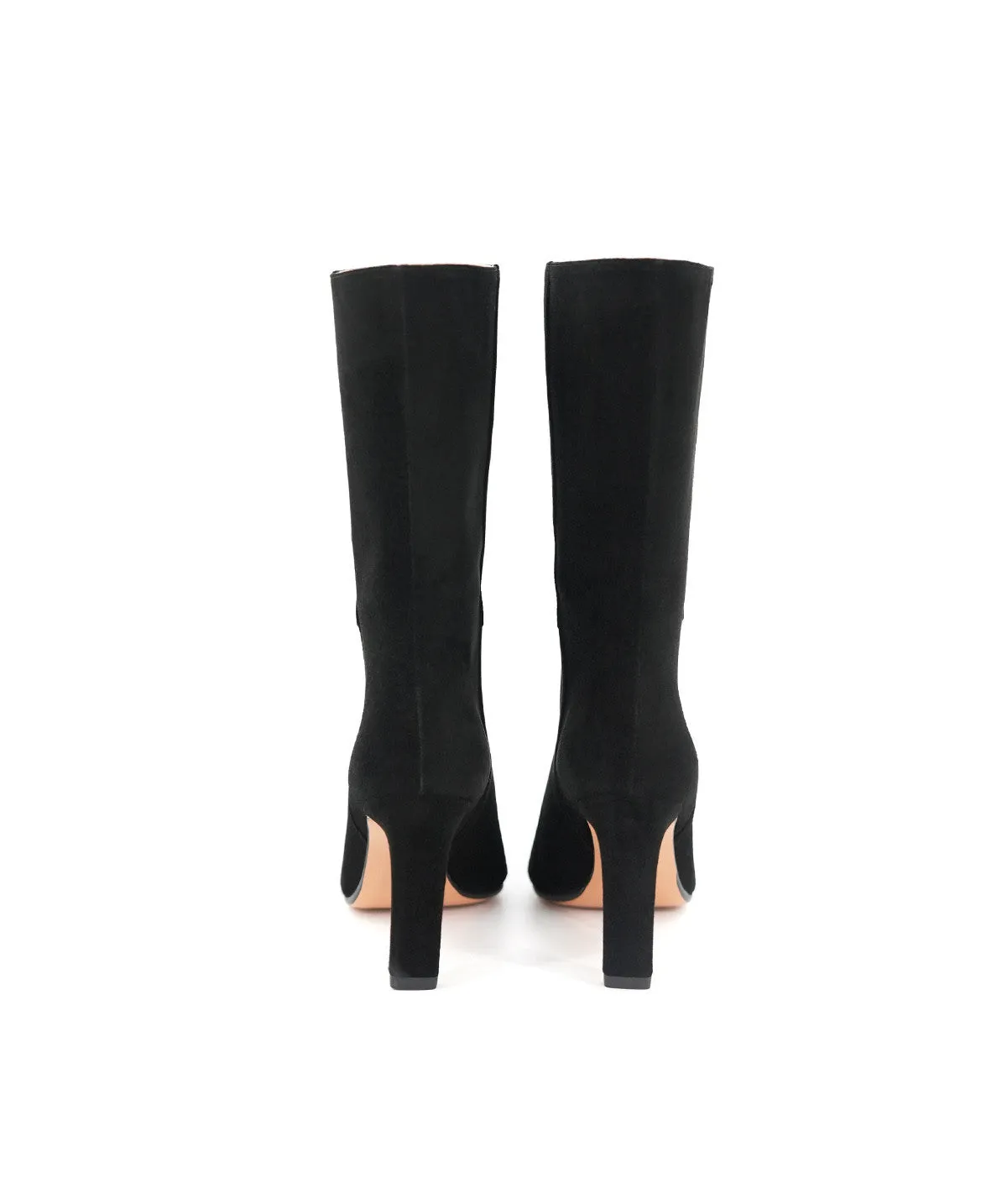 Finsbury Tamara laarzen zwart fluweel 9 cm hak