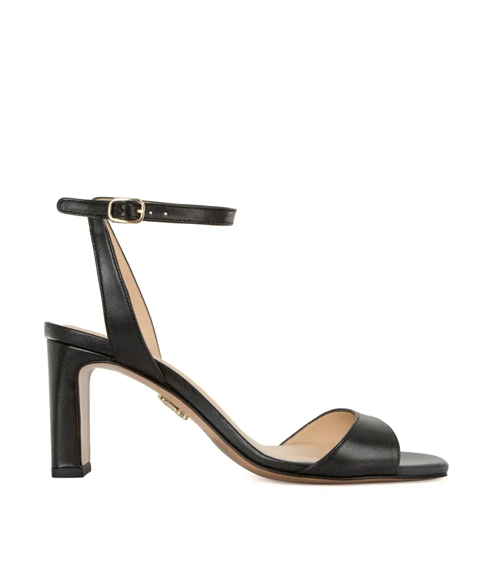 Finsbury Woman Claire sandalen zwart leer hak 6,5 cm