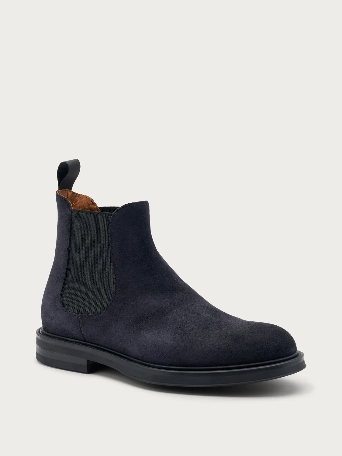 Frau Verona Beatle chelseaboots blauw suède heren
