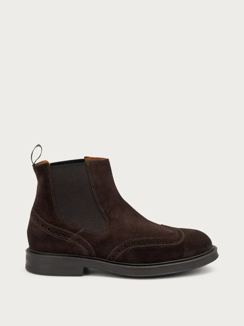 Frau Verona bruine suède chelsea boots heren