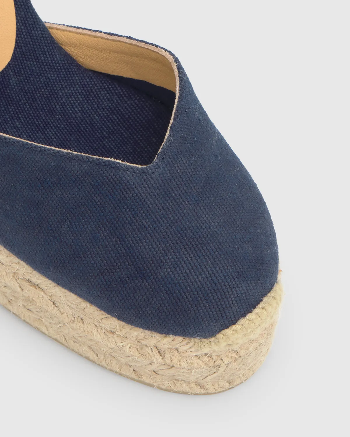Castaner Chiara 8ED/002 espadrilles blauw – 11 cm plateau