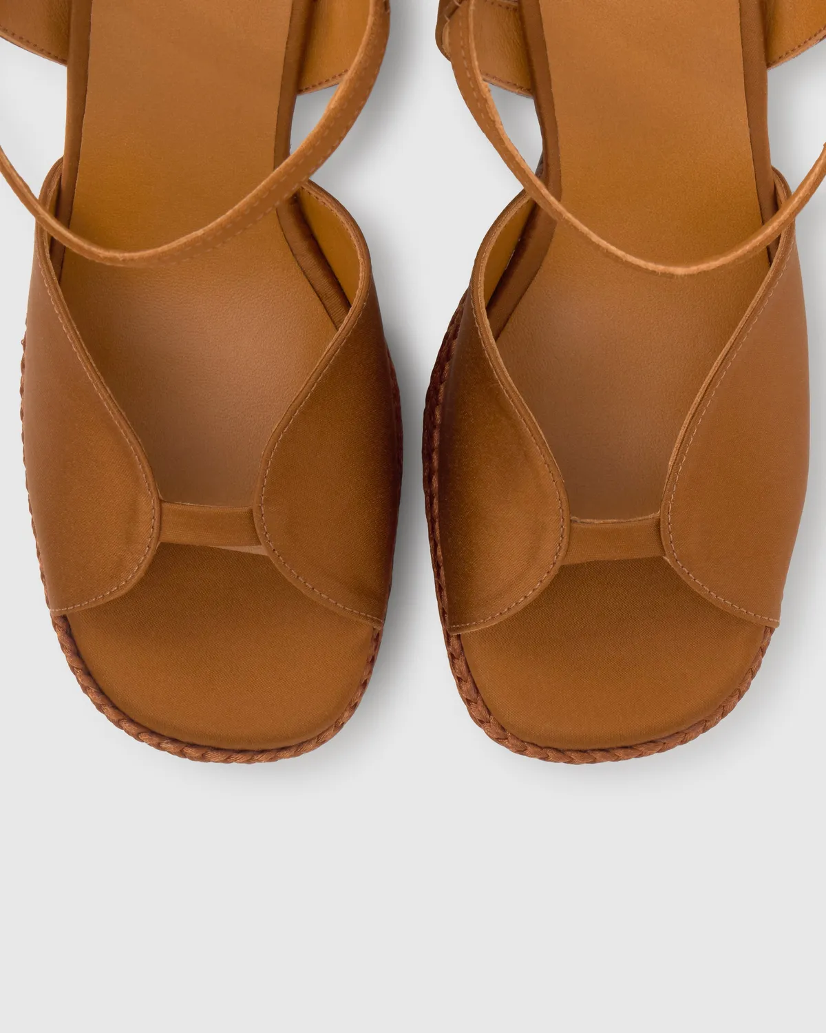 Castaner Fede/312 sandalen oker satijn hak 13 cm