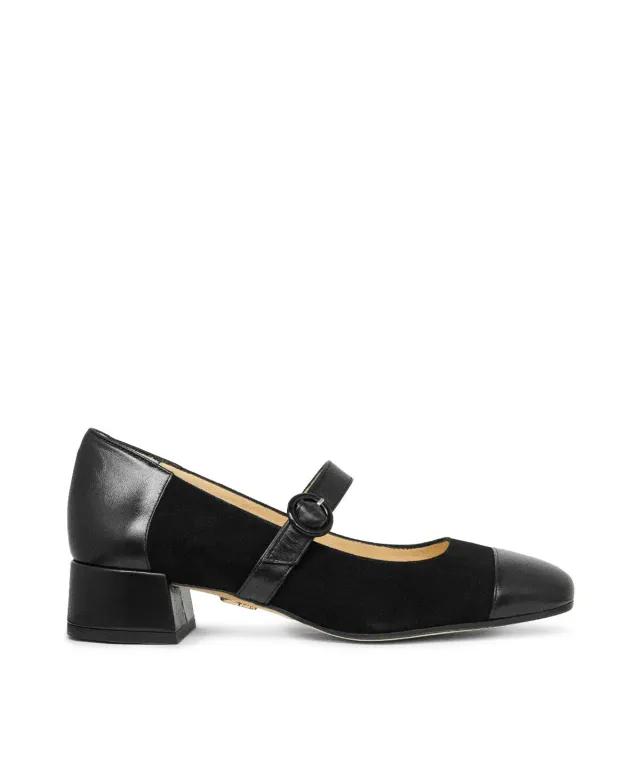 Finsbury Melissa pumps zwart leer 3 cm hak