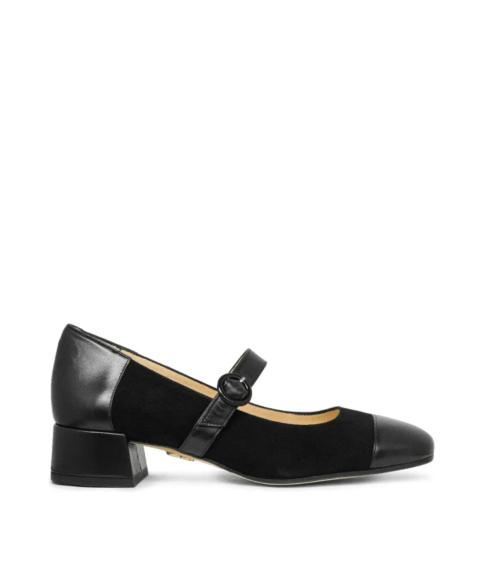 Finsbury Melissa pumps zwart leer 3 cm hak