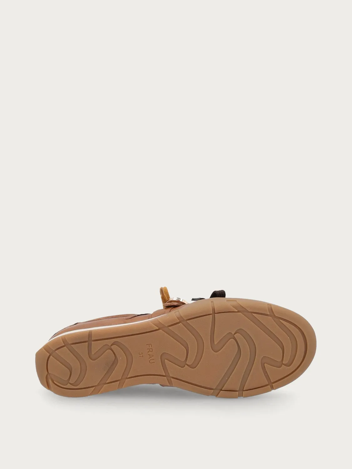 Frau Cross Hybrid sneakers bruin leer vintage dames