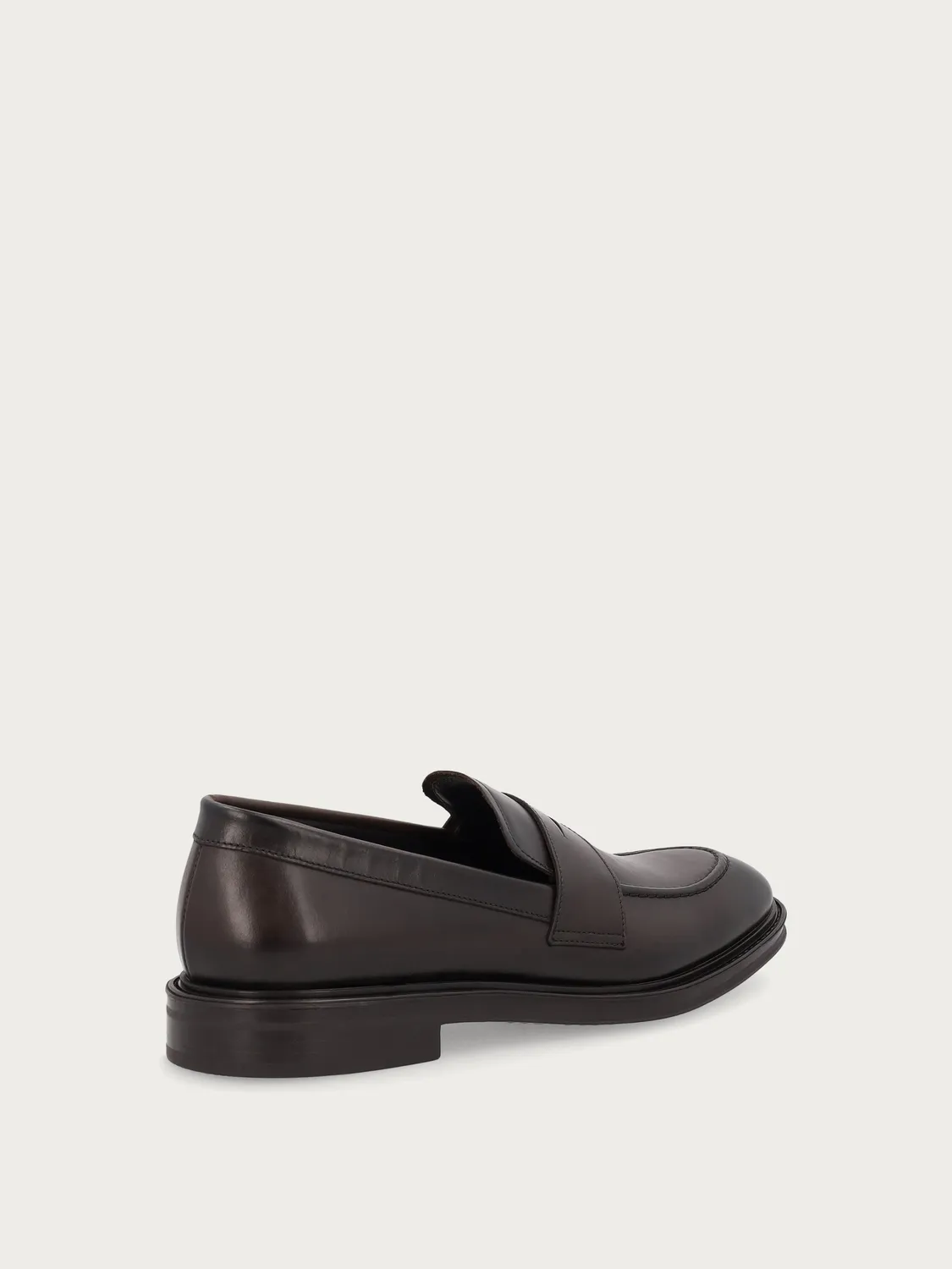 Frau Signature loafers kalfsleer donkerbruin