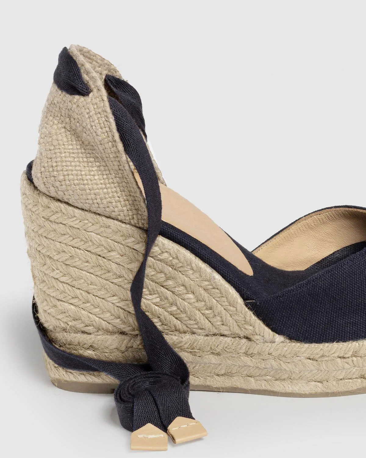 Castaner Chiara 8ED/001 espadrilles marine canvas 11 cm
