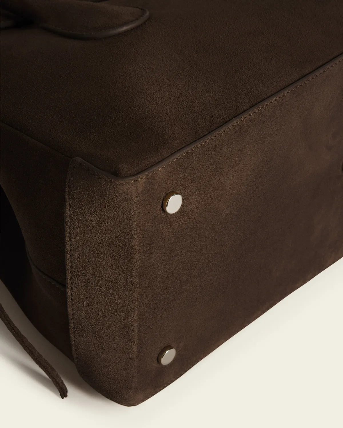 Flattered Lydia tote bag chocolate suède