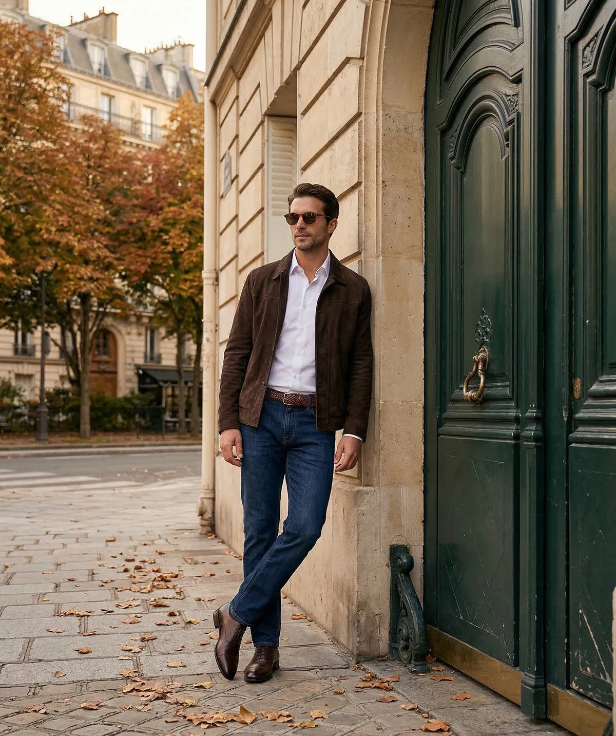 Finsbury Whitney oxford schoenen donkerbruin glad leer
