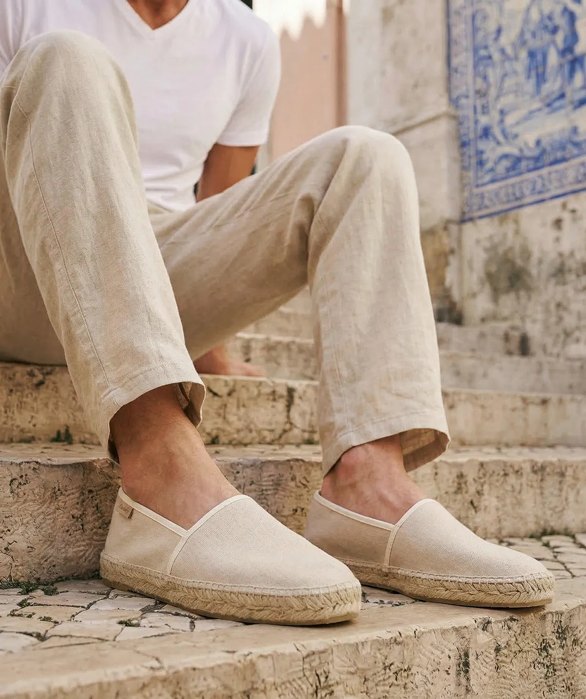 Finsbury Indiana espadrilles beige zomers licht