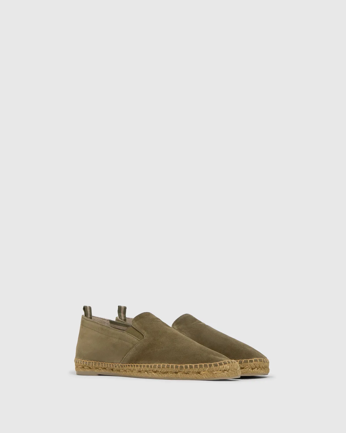 Castaner Joel T/186 espadrilles bosgroen – suède instapper