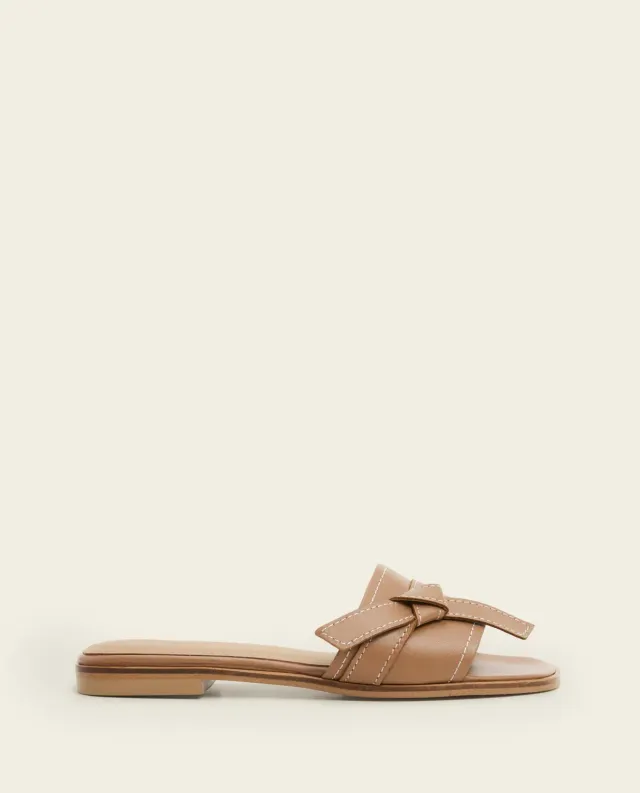 Flattered My sandalen cognac leer maat 35-42