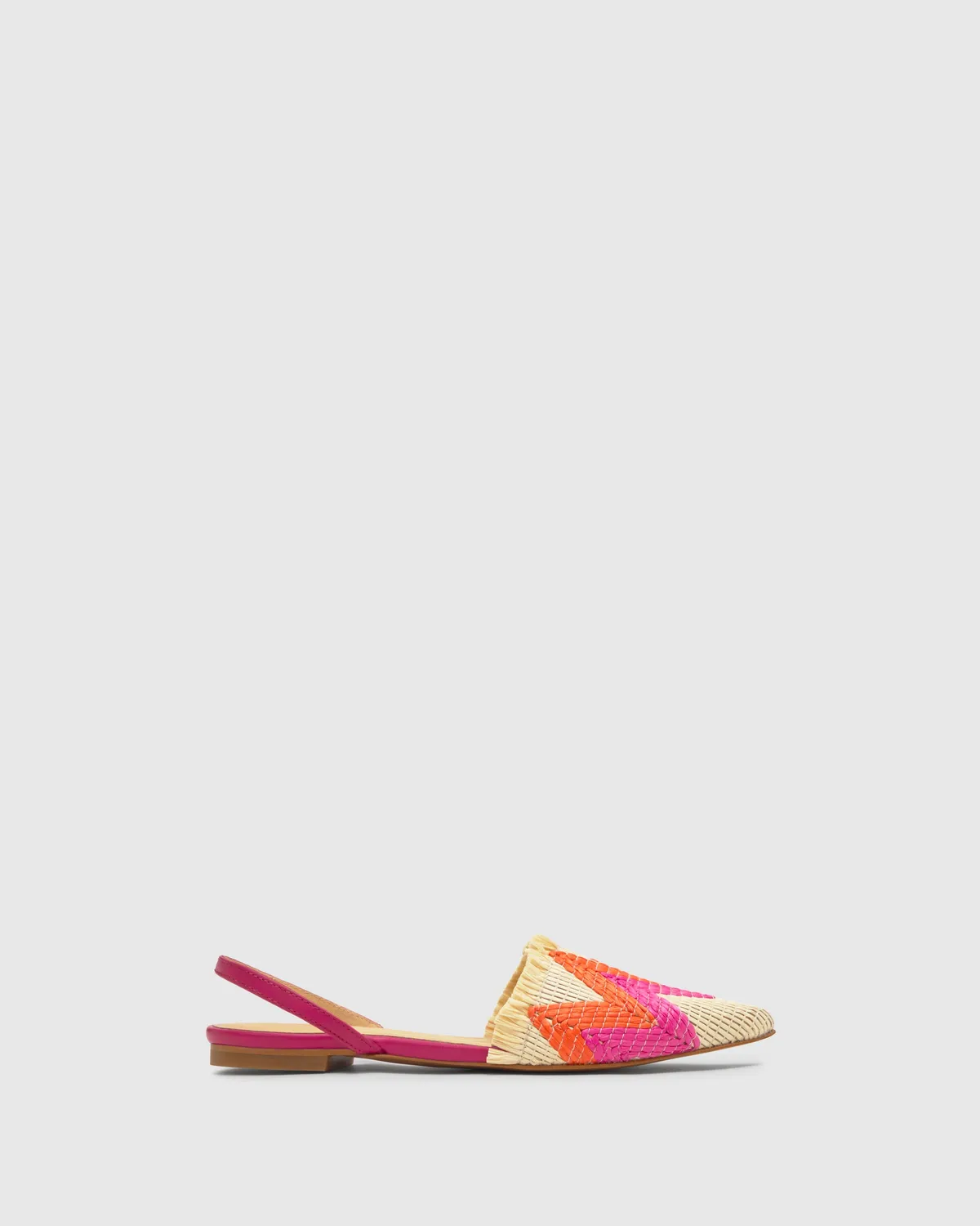Castaner Berta 296 ballerina’s multicolor raffia