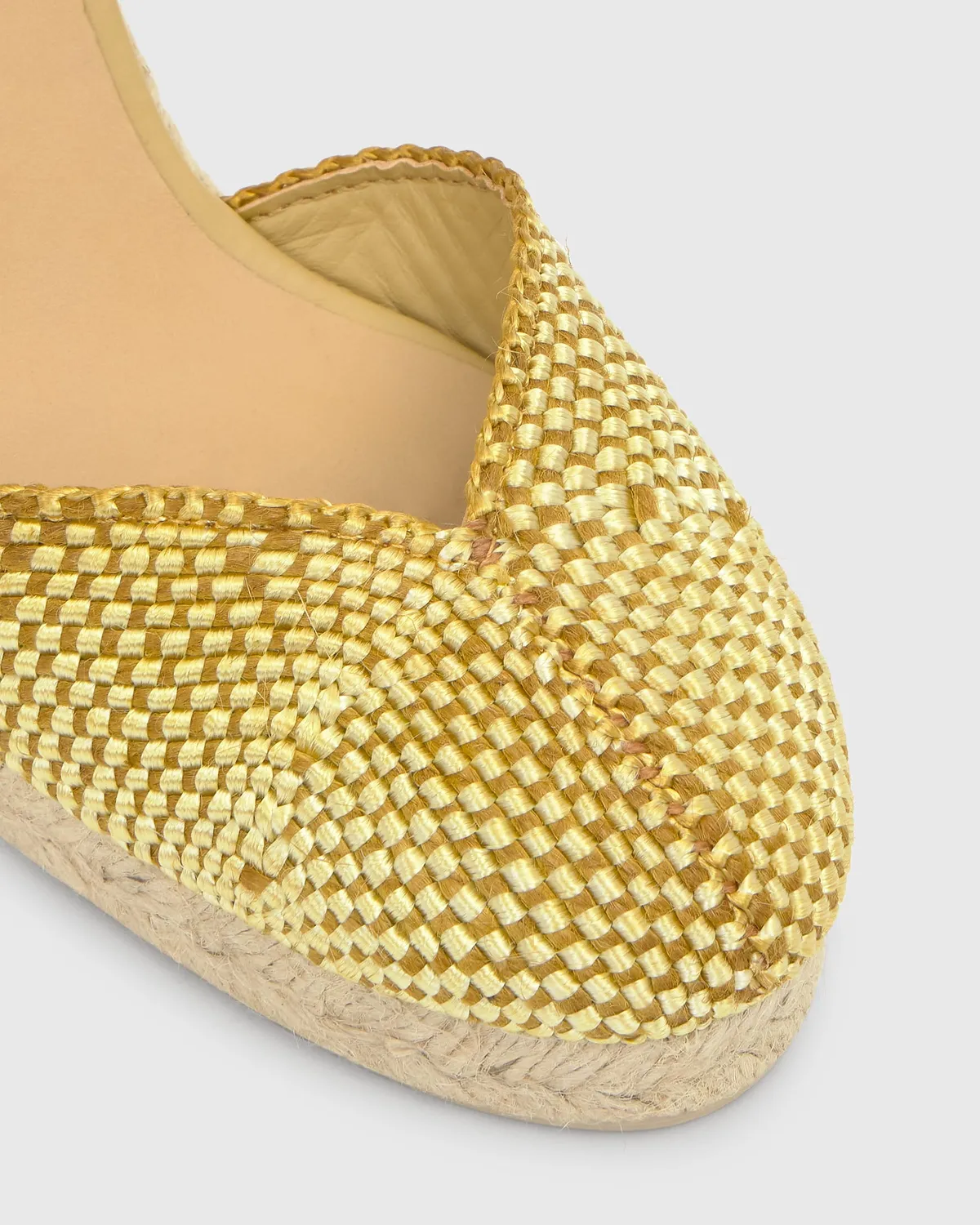 Castaner Cora 8/298 espadrilles oker sleehak 9 cm