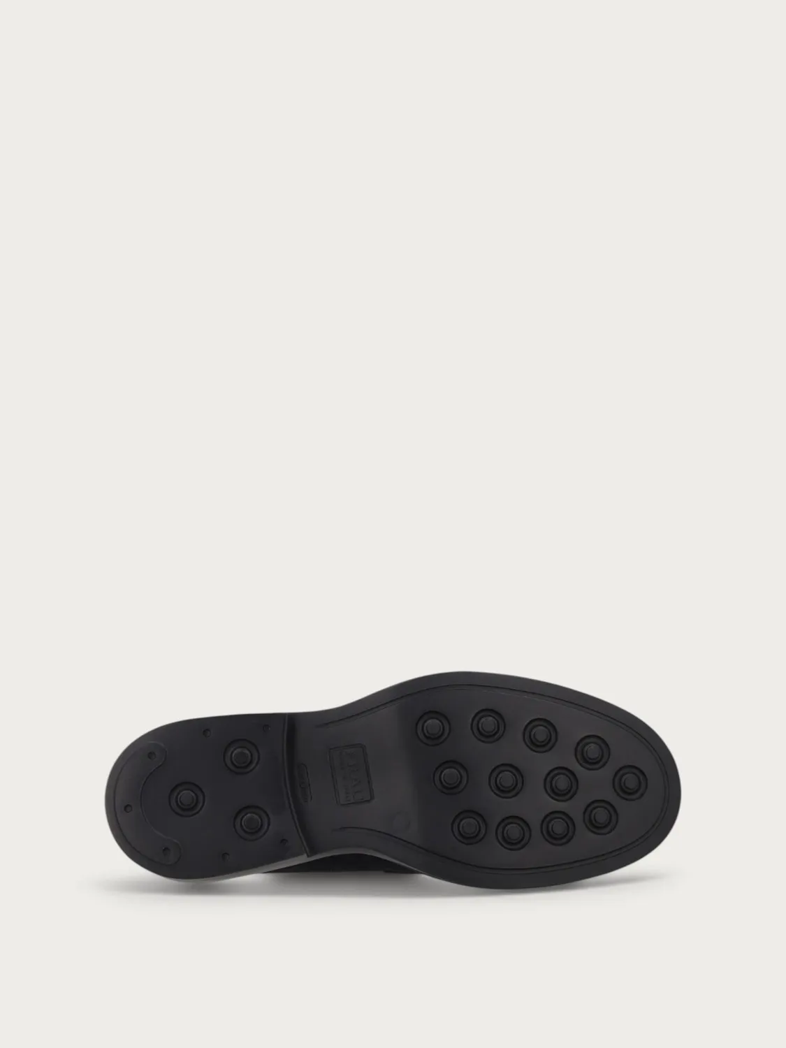 Frau Verona loafers suède blauw zadel-detail