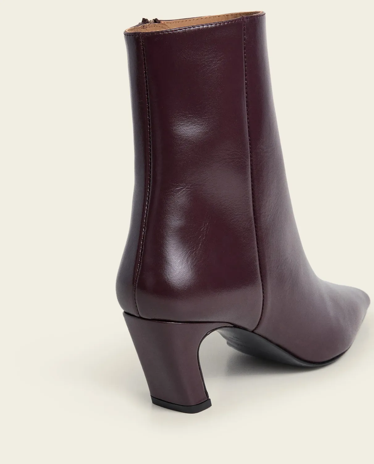Flattered Xena haklaars bordeaux leer 55mm