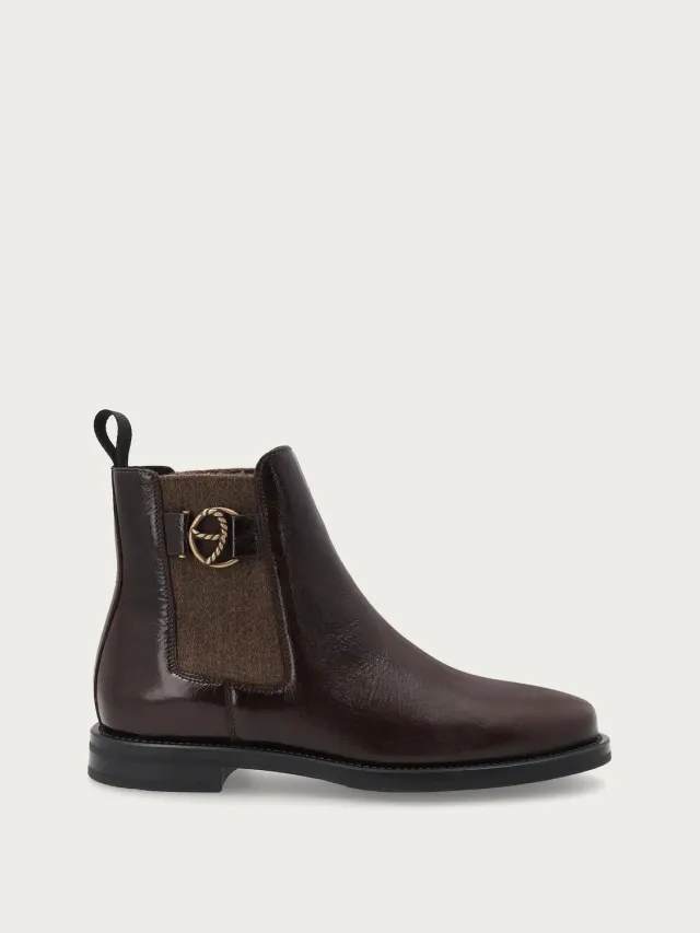 Frau Verona beatle boots leer bruin dames