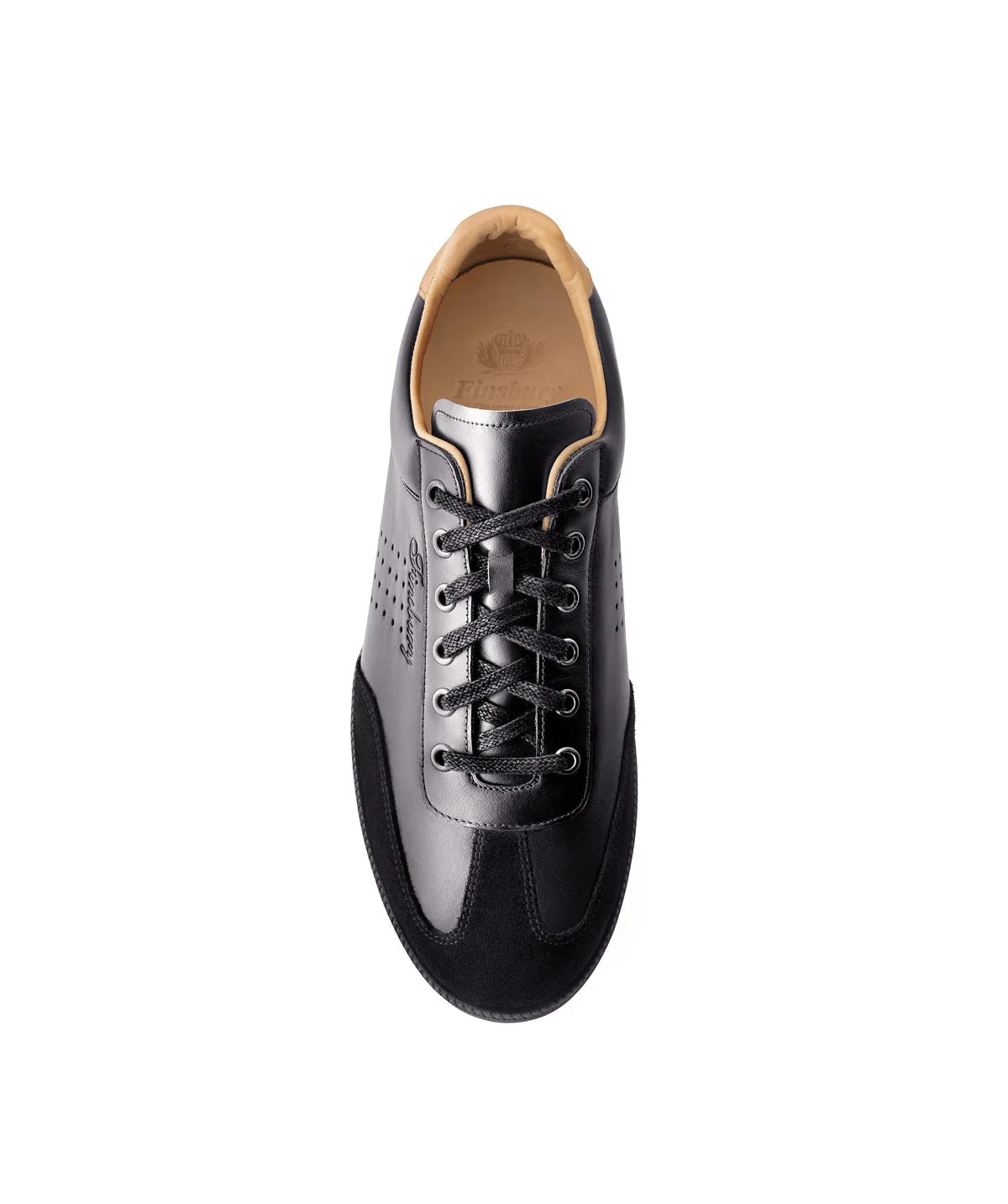 Finsbury TOM sneakers zwart leer