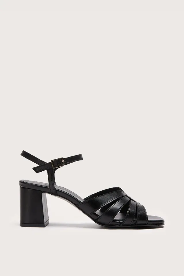 Bryan Stepwise Bella sandalen zwart leer