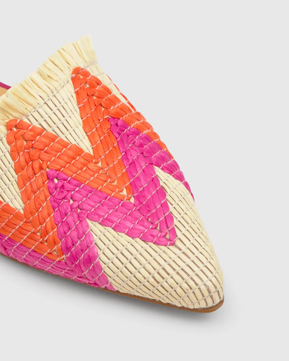 Castaner Berta 296 ballerina’s multicolor raffia