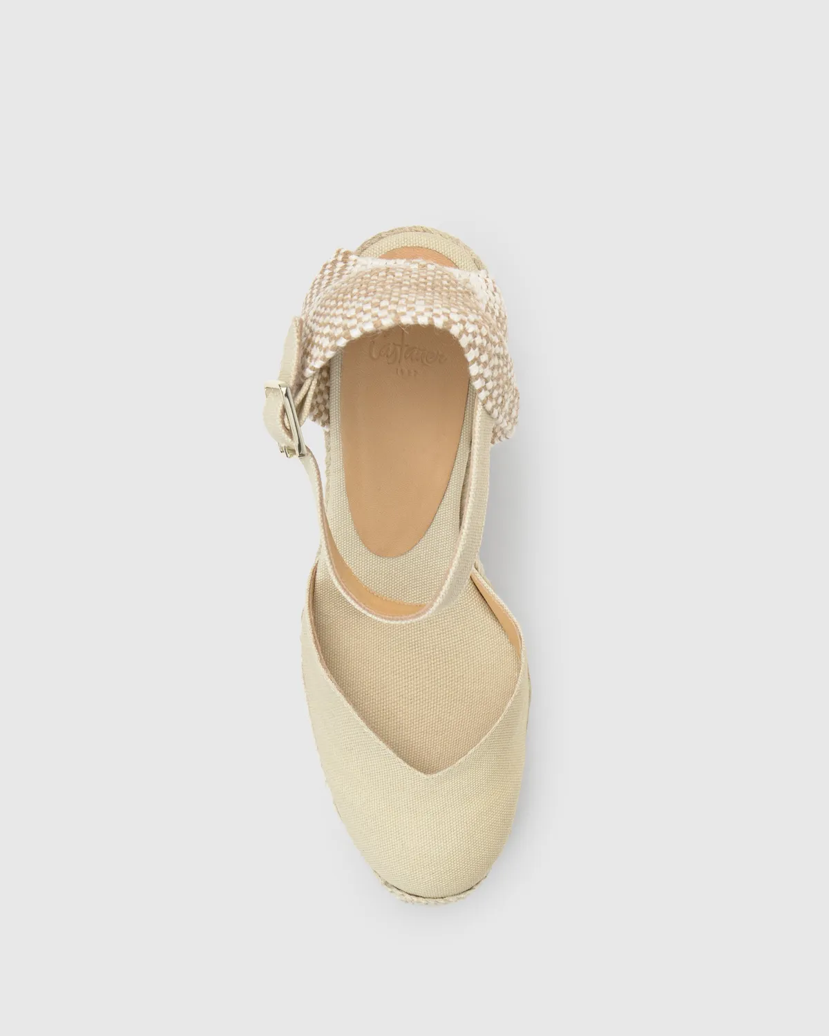 Castaner Chiarita 8ED 001 espadrilles ivoor canvas