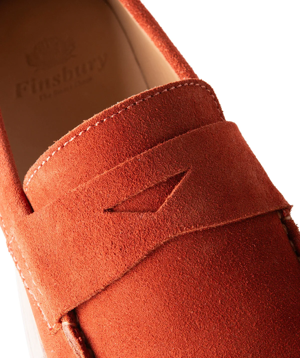 Finsbury Acapulco loafer baksteen kalfssuede