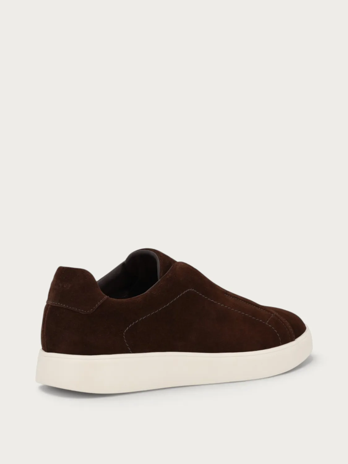 Frau Verona suède slip-ons heren bruin dikke zool