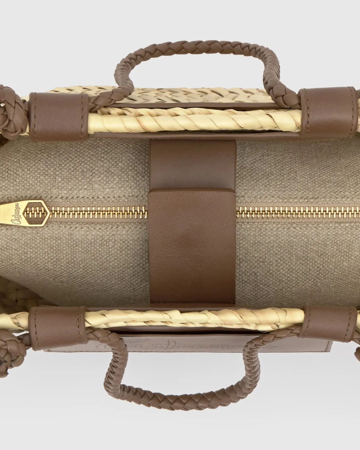 Castaner Campania Mini 152 tas taupe raffia