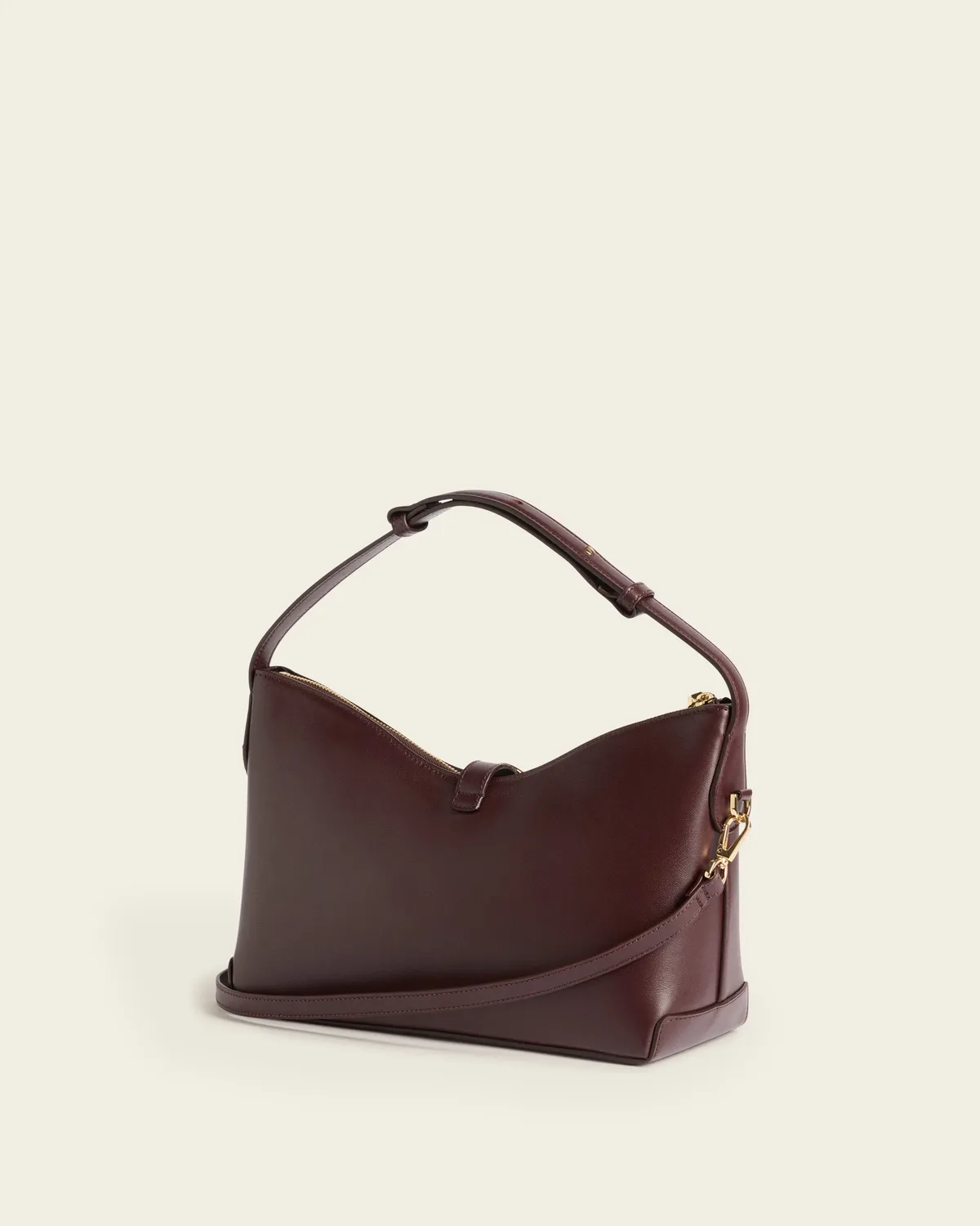 Flattered Gaia handtas bordeaux leer