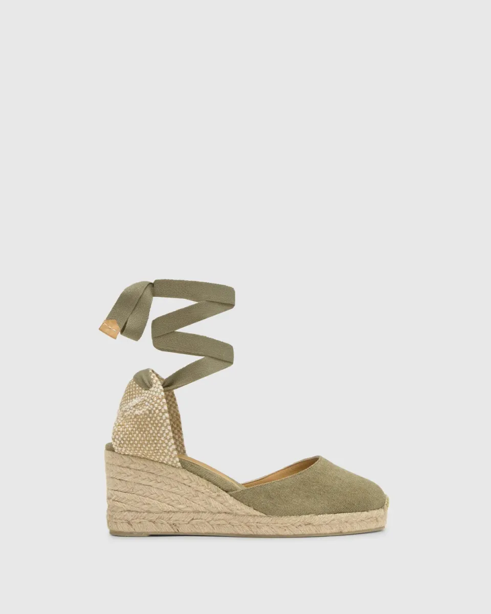 Castaner Carina/6/002 espadrilles laurel groen