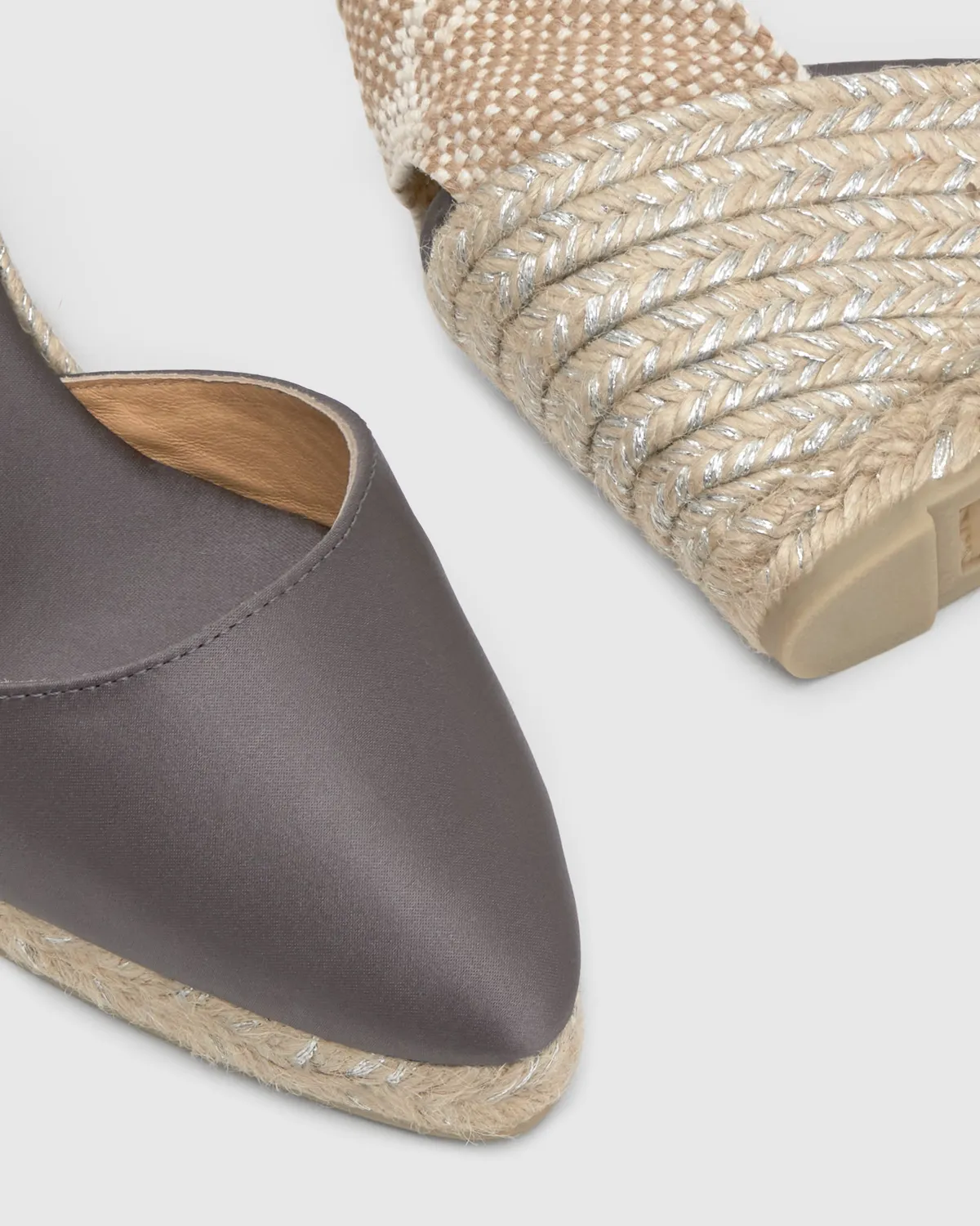 Castaner Joyce/8/006 espadrilles grafiet satijn