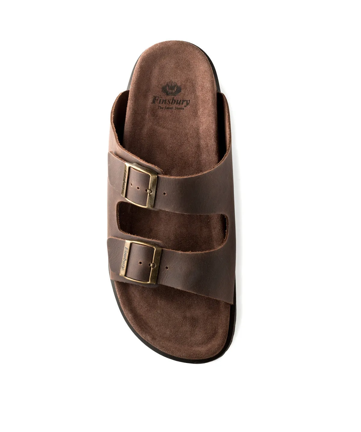 Finsbury Diego sandalen bruin leer