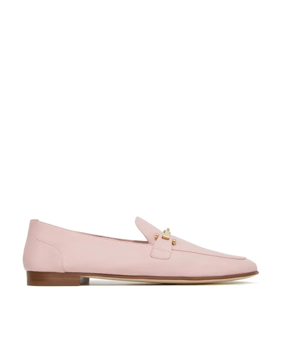 Finsbury Amélie loafers petal pink leer