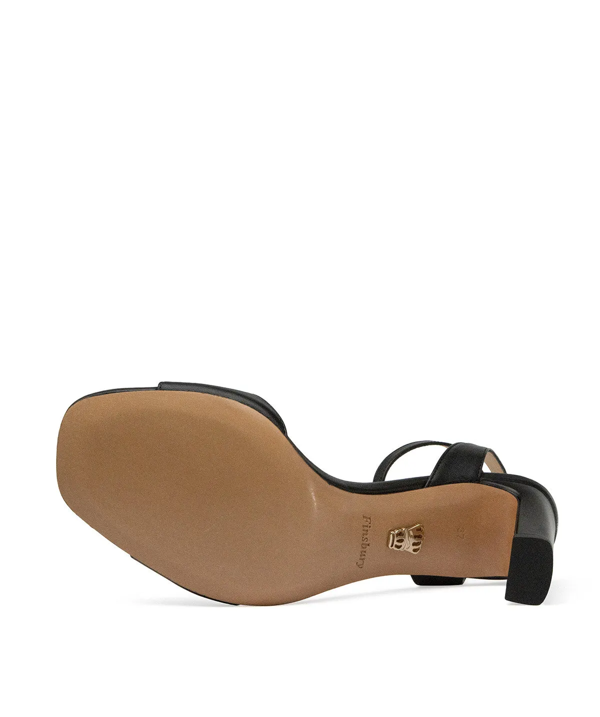 Finsbury Woman Claire sandalen zwart leer hak 6,5 cm