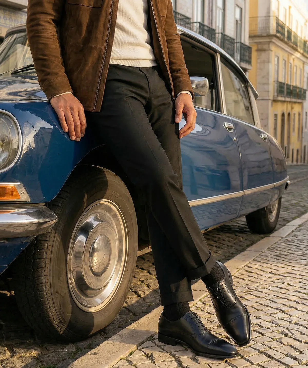 Finsbury Pharel oxford schoenen zwart boxcalf leer